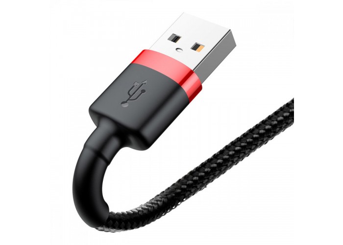 Дата кабель Baseus Cafule USB to Lightning 2.4A (1m) (CALKLF-B)