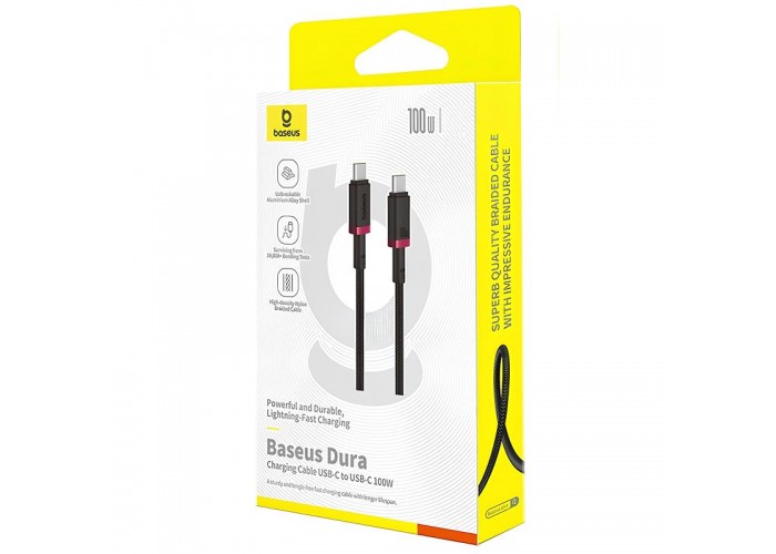 Дата кабель Baseus Dura Series Fast Charging Type-C to Type-C 100W (2m) (P10377803)