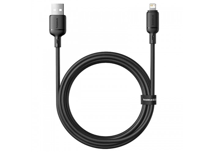 Дата кабель Baseus Foamed Silicone USB to Lightning 2.4A (1m) (E04269)