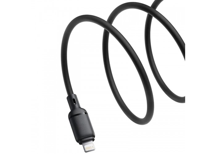 Дата кабель Baseus Foamed Silicone USB to Lightning 2.4A (1m) (E04269)