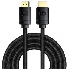 Дата кабель Baseus HDMI High Definition 8KHDMI To 8KHDMI (1m) (CAKGQ-J01)  Чорний - 00000051829_1