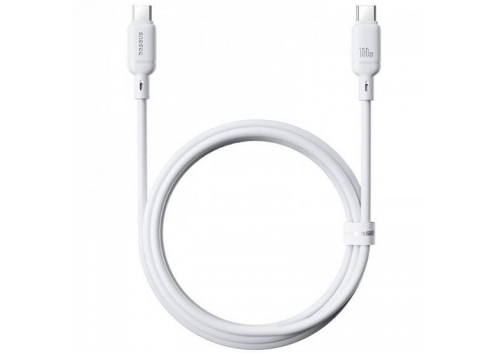 Дата кабель Baseus Silky Series OS Fast Charging Type-C to Type-C 100W (1m) (P10377704)