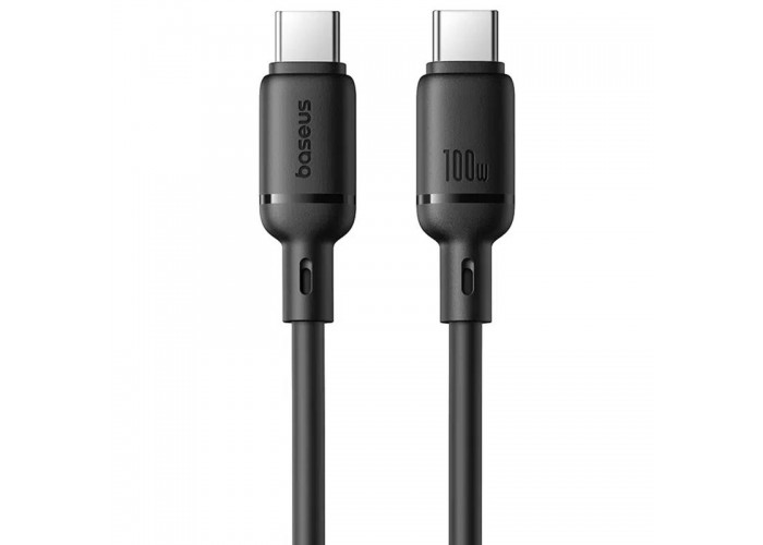 Дата кабель Baseus Silky Series OS Fast Charging Type-C to Type-C 100W (1m) (P10377704)