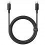 Дата кабель Baseus Silky Series OS Fast Charging Type-C to Type-C 100W (1m) (P10377704)