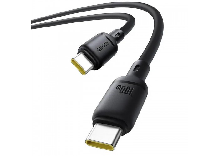 Дата кабель Baseus Silky Series OS Fast Charging Type-C to Type-C 100W (1m) (P10377704)