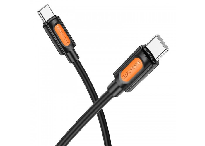 Дата кабель Borofone BX114 Structure Type-C to Type-C 60W (1m)