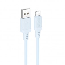 Дата кабель Borofone BX115 Lotto USB to Lightning 2.4A (1m)  Blue - 00000076764_1