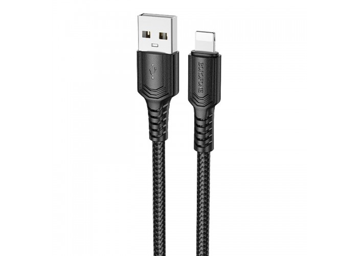 Дата кабель Borofone BX116 Certain USB to Lightning 2.4A (1m)