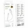 Дата кабель Borofone BX116 Certain USB to Lightning 2.4A (1m)
