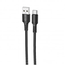 Дата кабель Borofone BX116 Certain USB to Type-C 3A (1m)  Black - 00000076781_2