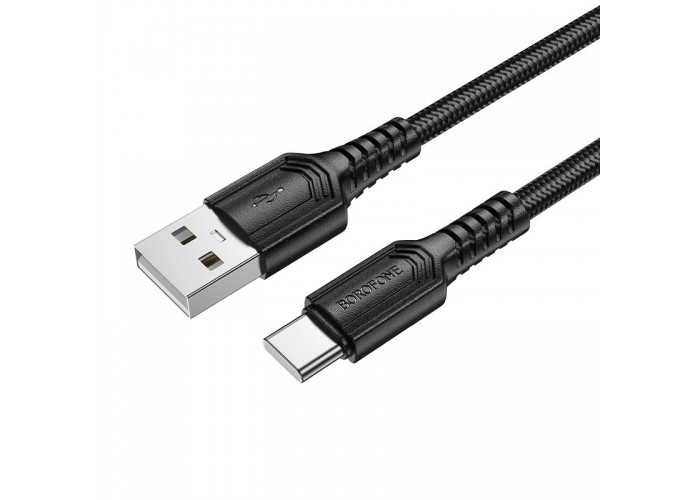 Дата кабель Borofone BX116 Certain USB to Type-C 3A (1m)