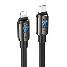 Дата кабель Hoco U143 Joy Type-C to Lightning 27W (1.2m)  Black - 00000085492_1