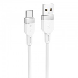 Дата кабель Hoco X109 Energy silicone USB to Type-C (1m)  White - 00000076277_1