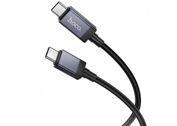 Дата кабель Hoco X118 Generous with display Type-C to Type-C 60W (1m)