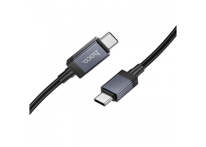 Дата кабель Hoco X118 Generous with display Type-C to Type-C 60W (1m)