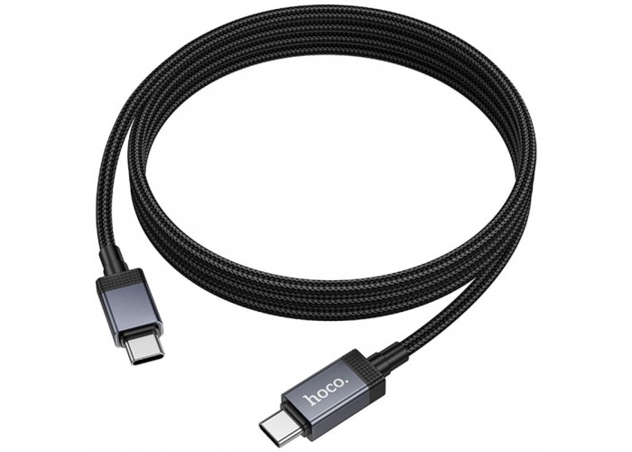 Дата кабель Hoco X118 Generous with display Type-C to Type-C 60W (1m)