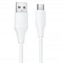 Дата кабель Hoco X124 Bien silicone USB to Type-C 3A (1m)