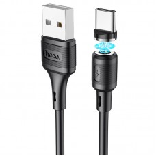 Дата кабель Hoco X52 "Sereno magnetic" USB to Type-C (1m)  Чорний - 00000041701_1