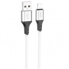Дата кабель Hoco X86 Spear USB to Lightning (1m)  White - 00000071262_2
