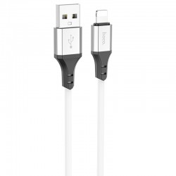 Дата кабель Hoco X86 Spear USB to Lightning (1m)  White - 00000071262_2