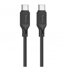 Дата кабель Hoco X90 Cool silicone Type-C to Type-C 60W (1m)  Black - 00000071111_1