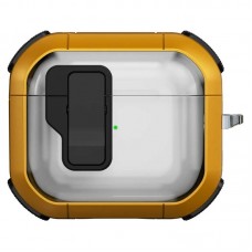 Футляр протиударний Locking Button для навушників Airpods 3  Yellow - 00000079157_8