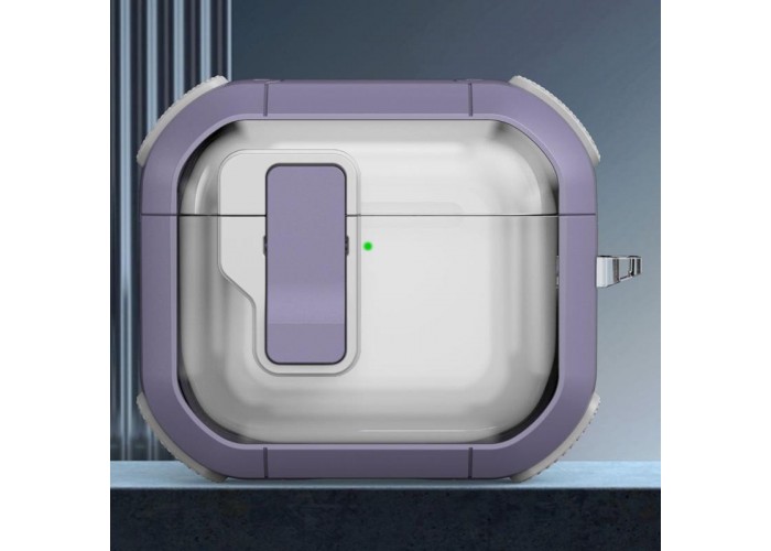 Футляр протиударний Locking Button для навушників Airpods 4