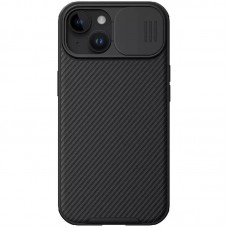 Карбонова накладка Nillkin CamShield Pro Magnetic для Apple iPhone 15 (6.1")  Black - 00000066038_1