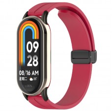 Ремінець Line Magnetic для Xiaomi Mi Band 9/8/10  Червоний / Red - 00000077060_5