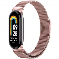 Ремінець Milanese Loop New Design для Xiaomi Mi Band 8/9/10  Rose Pink - 00000085214_4
