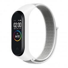 Ремінець Nylon New для Xiaomi Mi Band 3/4/5/6/7  White - 00000077678_6