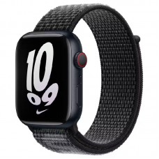 Ремінець Nylon для Apple Watch 38/40/41/42mm(ser.10)  Black / Summit White - 00000039057_31