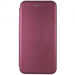 Шкіряний чохол-книжка Classy для Apple iPhone 12 Pro / 12 (6.1")  Бордовий - 00000079543_2