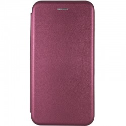 Шкіряний чохол-книжка Classy для Xiaomi Redmi 9A  Бордовий - 00000038009_2