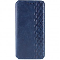 Шкіряний чохол-книжка GETMAN Cubic (PU) для Motorola Moto G56 5G  Синій - 00000082628_5