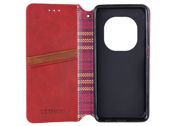 Шкіряний чохол-книжка GETMAN Cubic (PU) для Xiaomi Redmi Note 15 Pro+ 5G