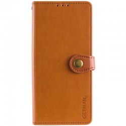 Шкіряний чохол-книжка GETMAN Gallant (PU) для Motorola Moto G05 / E15  Коричневий - 00000079006_2