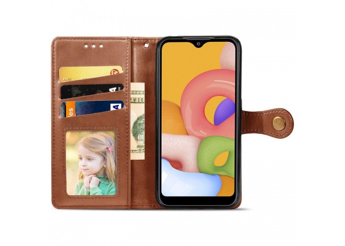 Шкіряний чохол-книжка GETMAN Gallant (PU) для Motorola Moto G05 / E15
