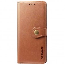 Шкіряний чохол-книжка GETMAN Gallant (PU) для TECNO Spark 9 Pro (KH7n)  Коричневий - 00000063820_2