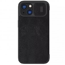 Шкіряний чохол-книжка Nillkin Qin Pro Camshield для Apple iPhone 15 (6.1")  Чорний - 00000067899_4
