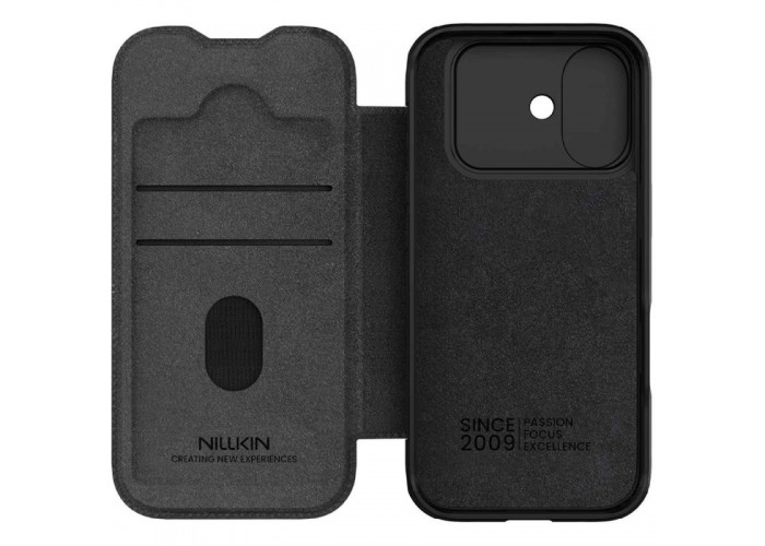 Шкіряний чохол-книжка Nillkin Qin Pro Camshield для Apple iPhone 17 (6.3