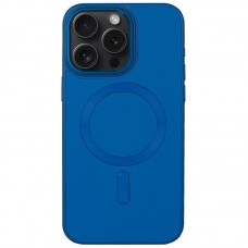 Шкіряний чохол Bonbon Leather Metal Style with MagSafe для Apple iPhone 13 Pro (6.1")  Синій / Indigo - 00000065458_7
