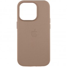 Шкіряний чохол Leather Case (AAA) with MagSafe and Animation для Apple iPhone 16 Pro Max (6.9")  Taupe - 00000075712_6
