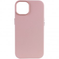 Шкіряний чохол Leather Case (AA Plus) with MagSafe для Apple iPhone 14 (6.1")  Sand Pink - 00000057473_11