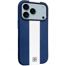 Шкіряний чохол Rally with MagSafe для Apple iPhone 17 Pro Max (6.9")  Blue / White - 00000081026_4