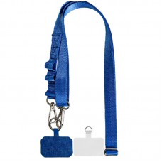 Шнурок із двома кріпленнями (2 см) 140 см  Navy Blue - 00000077804_10