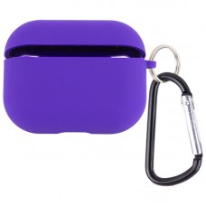 Силіконовий футляр з мікрофіброю для навушників Airpods Pro 2 / Pro  Фіолетовий / Ultra Violet - 00000057648_28