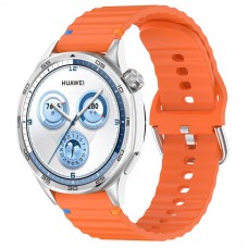 Силіконовий ремінець Wavy для Smart Watch 20mm  Orange - 00000077065_9