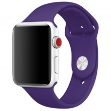 Силіконовий ремінець для Apple Watch Sport Band 38/40/41/42mm(ser.10) (S/M & M/L) 3pcs  Фіолетовий / Amethyst - 00000032192_62