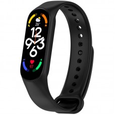 Силіконовий ремінець для Xiaomi Mi Band 7/6/5  Чорний / Black - 00000077052_23